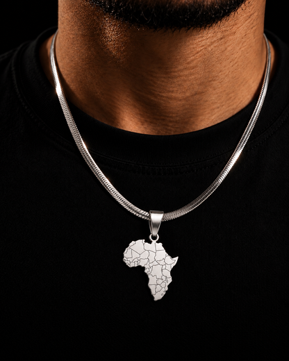 SILVER AFRICA NECK