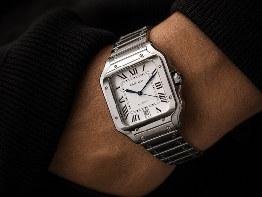 SILVER CARTIER WATCH