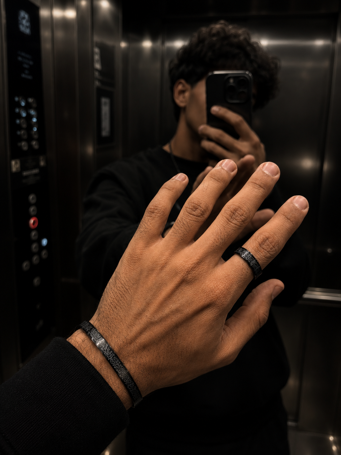 BLACK AYATULKURSI SET