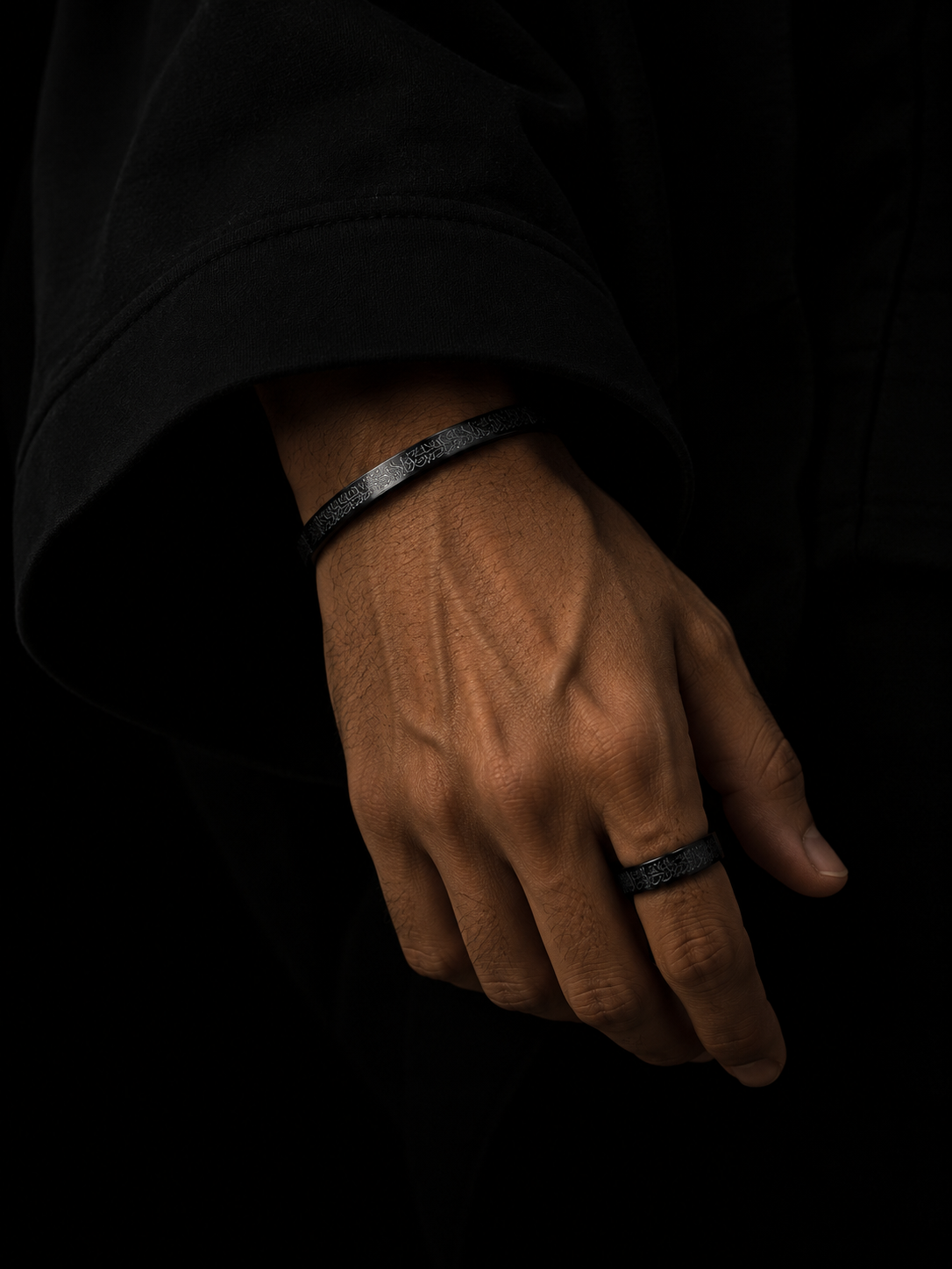 BLACK AYATULKURSI SET