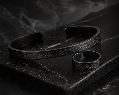 BLACK AYATULKURSI SET