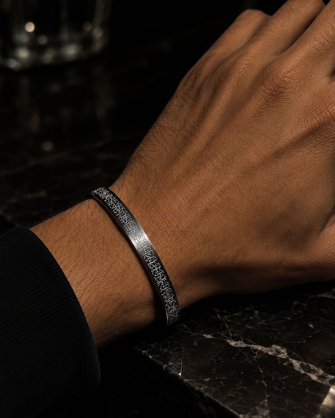 SILVER AYATULKURSI BRACELET