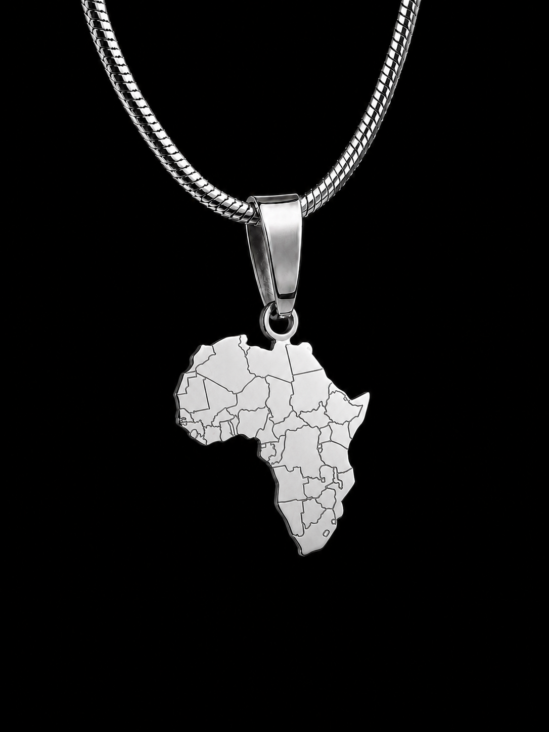 SILVER AFRICA NECK