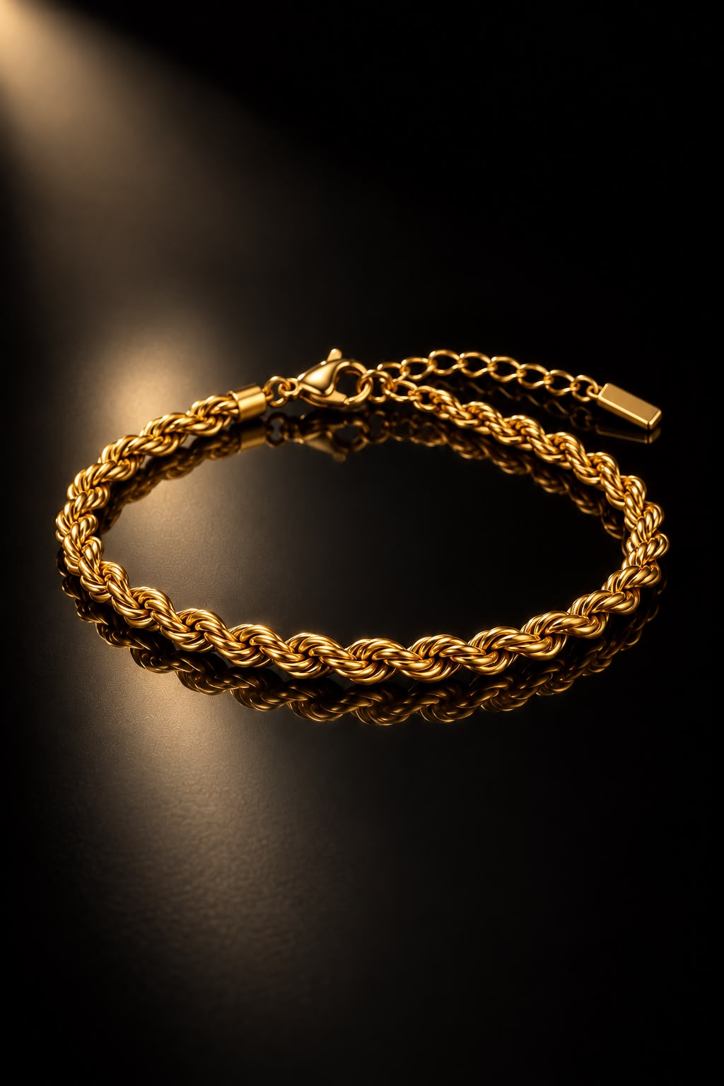 GOLD ROPE BRACELET