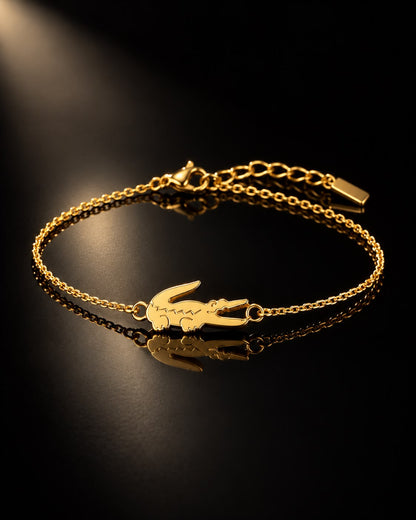 GOLD CROC BRACELET