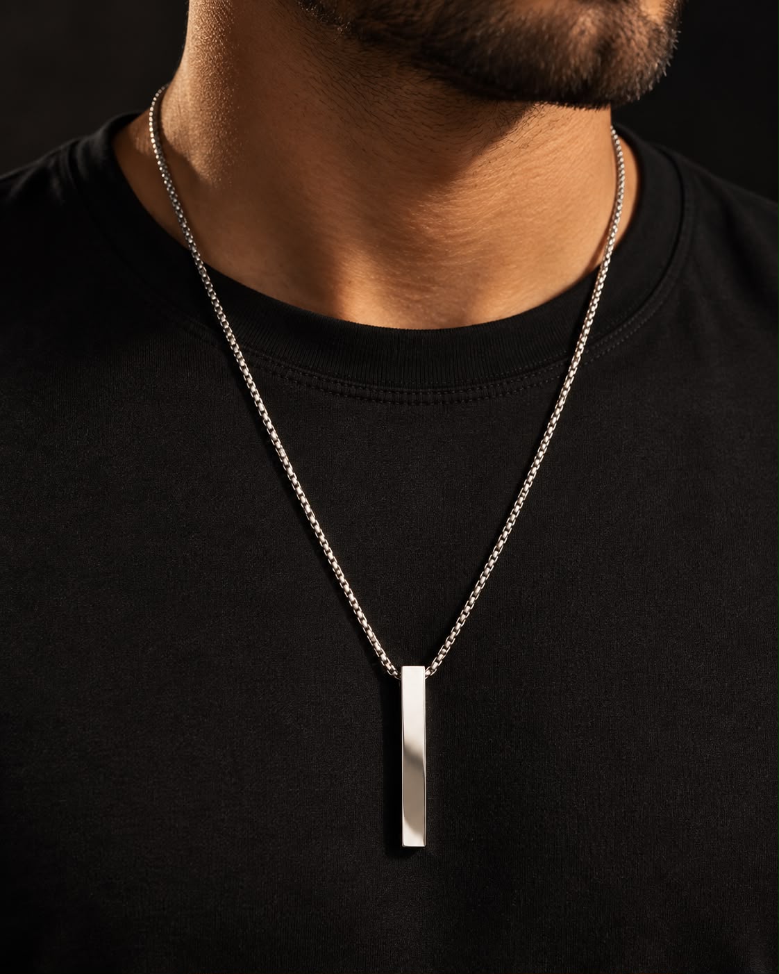 SILVER VOID NECK